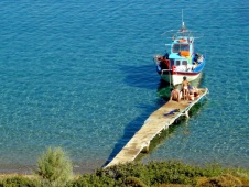 Piccolo molo sull'isola di Patmos
