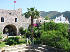Le mura del castello di Marmaris